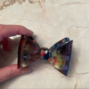 Floral Bow Barrette